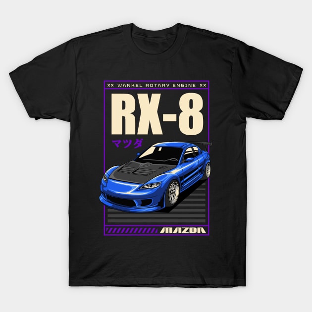 RX-8 Artwork T-Shirt by Harrisaputra